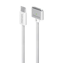 PROMATE 2M 140W USB-C to MagSafe 3 Charging Cable for MacBook. Tangle Free Nylon Braided, Strong Magnetic Hold, 140W PD. Compatible with MacBook Pro & MacBook Air. While Colour. - Office Connect 2018
