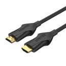 UNITEK 2m HDMI 2.1 Ultra High Speed Cable. Supports 8K 60Hz and 4K 120Hz resolution, 48Gbps high-speed Bandwidth. Supports Dynamic HDR. Gold Plated Connectors. Backwards Compatible. Black