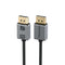 PROMATE 2m 2.0 DisplayPort Cable. Supports HD up to 16K@60Hz. Supports 80Gbps Data Transfer Speeds. Built-in Secure Clip Lock. Supports Dynamic HDR & 3D Video. Black Cable with Grey Connectors. - Office Connect 2018