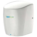JETDRYER JETLITE 900W Hygienic Hand Dryer with Hands-Free Auto-Sensing. High-Speed Airflow Dries Hands in 10 Seconds. Quiet 76dBA at 1m. Easy Secure Wall-Mount. 30 Sec Auto Shut IP22. 3-Pin Plug. LED Lights. White - Office Connect 2018