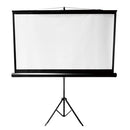 BRATECK 100'' Projector Screen with Tripod. 4:3  Aspect Ratio. 2m x 1.5m (WxH). - Office Connect 2018