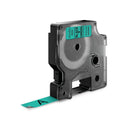 DYMO Genuine D1 Label Cassette Tape 12mm x 7M, Black on Green Suitable for the Label  Manager and LabelWriter Duo label makers - Office Connect 2018