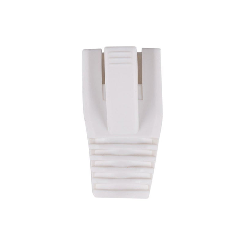 DYNAMIX Strain Relief Boot, OD: 7.5mm, Colour White. 20 Pack. Suited for Cat6A Shielded Cable