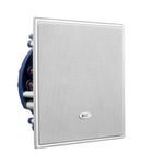 KEF Ultra Thin Bezel 6.5'' Square In-Wall/Ceiling Speaker 160mm Uni-Q Driver with 16mm tangerine waveguide tweeter Paintable thin Bezel & Grille. Weather Resistant,Sold individually - Office Connect 2018