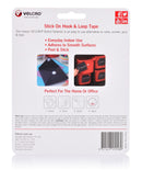 VELCRO Brand 25mm x 50mm Stick on Hook & Loop Pre-Cut 6 Pack Surface Tape. Designed for General Purpose Simple and Mess-Free. Attach Light Weight Items up To 500g. - Office Connect 2018