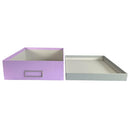 Ledah Pastels Storage Box A4 Purple - Office Connect 2018