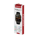 PROMATE IP67 Shock-Resist Smart Watch with Fitness Tracker & Bluetooth Calling. Large 1.95" Display. Up to 12 Days Battery Life. Heart Rate/Step/Sleep Tracker. Black Colour. - Office Connect 2018