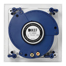 KEF Ultra Thin Bezel 6.5'' Square In-Wall/Ceiling Speaker 160mm Uni-Q Driver with 16mm tangerine waveguide tweeter Paintable thin Bezel & Grille. Weather Resistant,Sold individually - Office Connect 2018