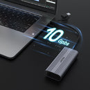 UNITEK USB-C to M.2 SSD Enclosure in Alloy Housing. Supports M.2 NVME & SATA SSD for M-Key & B+M-Key for size 2242/2260 /2280. Superior Heat Dissipation. Auto-Sleep Mode. - Office Connect 2018