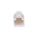 DYNAMIX Strain Relief Boot, OD: 7.5mm, Colour White. 20 Pack. Suited for Cat6A Shielded Cable