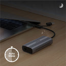 UNITEK USB-C to M.2 SSD Enclosure in Alloy Housing. Supports M.2 NVME & SATA SSD for M-Key & B+M-Key for size 2242/2260 /2280. Superior Heat Dissipation. Auto-Sleep Mode. - Office Connect 2018