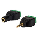 DYNAMIX 3.5mm Stereo to Wired Adapter, PAIR (Male and Female). - Office Connect 2018