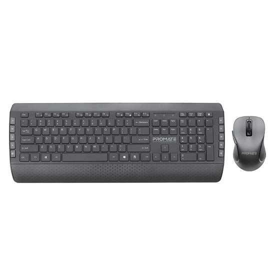 PROMATE Full Size Wireless Multimedia Keyboard & Mouse Combo