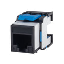 DYNAMIX Cat6 180 Unshielded Keystone Jack, Dual IDC. Colour Black - Office Connect 2018