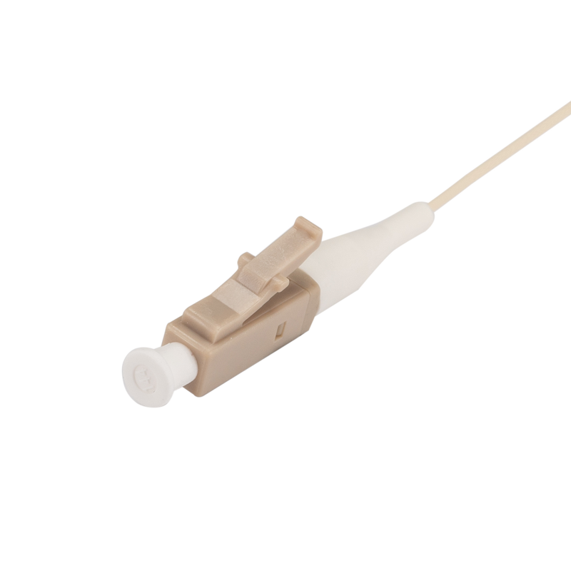 DYNAMIX 2M LC Pigtail OM4 12x Pack Colour Coded, 900um Multimode Fibre, Tight Buffer LSZH Jacket - Office Connect 2018