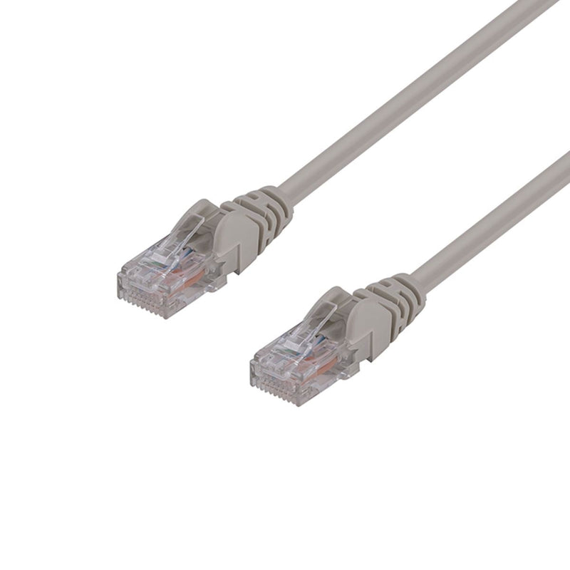 DYNAMIX 25m Cat6 Beige UTP Patch Lead (T568A Specification) 250MHz 24AWG Slimline Snagless Moulding with Unshielded Gold Plate Connector. - Office Connect 2018