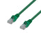 DYNAMIX 1m Cat6 Green UTP Patch Lead (T568A Specification) 250MHz 24AWG Slimline Snagless Moulding with Unshielded Gold Plate Connector.