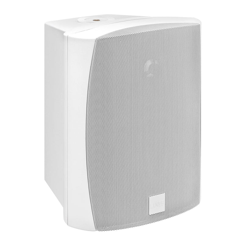 KEF 5.25'' Weatherproof Outdoor Speaker. 2-Way sealed box. IP65 rated. Stainless steel/brass hardware. 1x 130mm LF, 1x 25mm HF drivers. Colour White. SOLD AS PAIR - Office Connect 2018