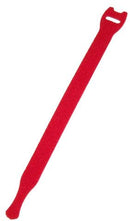 DYNAMIX Hook & Loop Cable Tie, 200mm x 13mm, RED Colour (Packs of 10) - Office Connect 2018