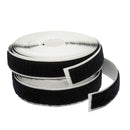 DYNAMIX Self Adhesive Hook & Loop Strap. 5M x 20mm, 1x Female & 1x Male Roll in Pack. Black Colour. - Office Connect 2018
