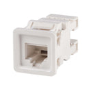 DYNAMIX Cat5e 180 Unshielded Keystone Jack, with Keystone to PDL600 Series Compatible Modular Clip. Colour White - Office Connect 2018