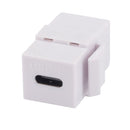 DYNAMIX USB-C 3.1 Keystone Jack Female to Female Connectors. White Colour. - Office Connect 2018