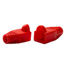 DYNAMIX RED RJ45 Strain Relief Boot (6.0mm Outside Diameter). 20pk bag. - Office Connect 2018