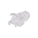 DYNAMIX Cat5e UTP Strain Relief Boot with Latch Protection. Transparent. OD: 0.55m. Bag of 20 Pieces - Office Connect 2018