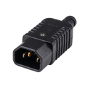 DYNAMIX Re-wire able IEC Male C14 10A plug. Termination: screw terminals - Office Connect 2018