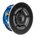 KEF Extreme Home Theatre 10'' Round In-Ceiling Speaker. THX Ultra certified. 250mm Uni-Q driver with 19mm aluminium dome tweeter & tangerine waveguide and Z-flex surround. IP64. Sold as each - Office Connect 2018