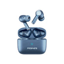 PROMATE In-Ear HD Bluetooth Earbud with Intellitouch and 400mAh Charging Case. Built-in Microphones and Noise Isolation. Up to 5 Hours Playback. Operating Distance 10m Blue