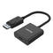UNITEK 1080P DisplayPort to HDMI FHD Adapter with 20cm Cable. Supports PC Res up to 1920x1200 & HDTV Res up to 1080p. Plug & Play. Black Colour. - Office Connect 2018