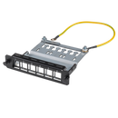DYNAMIX 6x Port Unloaded Keystone Plate for FPP3PB Fibre Tray - Office Connect 2018