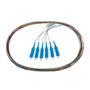 DYNAMIX 2M SC Pigtail G657A1 6 Pk Colour Coded, 900um Single-mode Fibre, Tight Buffer LSZH Jacket - Office Connect 2018
