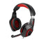 VERTUX Gaming High Fidelity Surround Sound Wired Over-ear Headset with High Grade Retractable Microphone.Noise Reduction Earpads. Adjustable Headband. Finely Tuned 40mm Drivers.3.5mm Input. Black/Red - Office Connect 2018