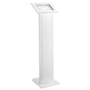 BRATECK Anti-Theft Free-Standing Tablet Display Kiosk for 9.7/10.2 iPad, 10.5 iPad Air/iPad Pro, and 10.1" Samsung Galaxy Tab A (2019). Heavy-Duty Steel. Built-in Cabinet with Lock. EVA Foam Pads. - Office Connect 2018