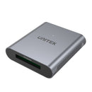 UNITEK USB-C CFexpress 2.0 Card Reader. Up to 10Gbps Data Transfer, LED Indicator, Bus-Powered, Aluminium Housing, Plug & Play. Includes USB-C to C & USB-C to A Data Cable.  Space Grey Colour - Office Connect 2018