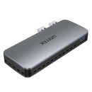 UNITEK PS5 External Storage. Dual USB-A 10G to M.2 PCIe/NVMe Enclosure. Grey - Office Connect 2018
