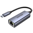 UNITEK USB-C to Gigabit Ethernet Adapter. Data Transfer Rate up to 5Gbps, 100W Power Delivery. Supports IPv4/IPv6, COE, Wake On LAN, Full & Half-duplex, Automatic Flip and Flow Control. Bus Powered. - Office Connect 2018