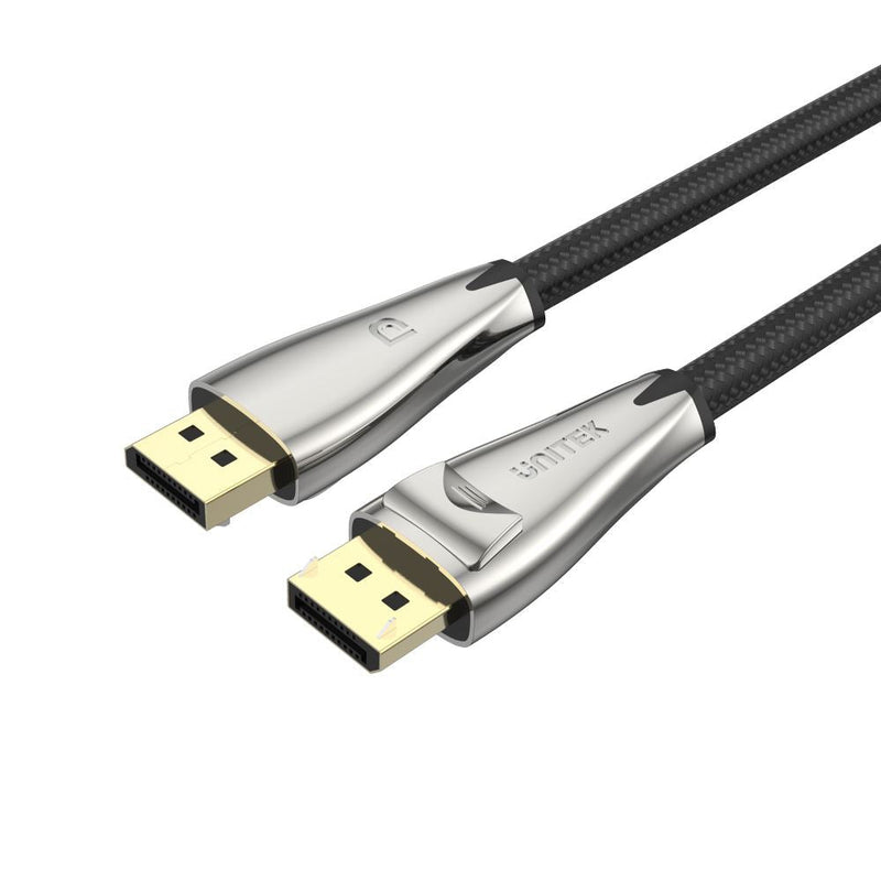 UNITEK 1m DisplayPort V1.4 Cable. (FUHD) Supports up to 8K. Max. Res 7680x4320@60Hz.