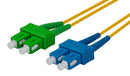 DYNAMIX 10M SCAPC/SC SIngle mode G657A1 Duplex Fibre Lead LSZH Yellow Jacket - Office Connect 2018