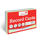 Silvine Record Cards 6x4 Ruled Assorted Colours - Office Connect 2018