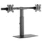 BRATECK 17''-27'' Dual Screen Vertical Lift Monitor Stand. Easy Gas Spring Switch for effortless Adjustment. Detachable VESA Plate. Tilt & Rotate, VESA 75x75, 100x100, Max Load: 12Kgs. Cable Management. - Office Connect 2018