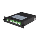 DYNAMIX PLC Fibre Optic 1:8 LC/APC Splitter Cassette Module. 1x IN & 8x Out. Designed for FTTx Deployments (GPON/BPON/EPON), CATV, LAN, PON. - Office Connect 2018