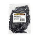 POWERFORCE Cable Tie Black UV 102mm x 2.5mm Weather Resistant Nylon. Pack of 1000. Made from U.L. Approved Nylon 6/6 with Flamability Rating of UL 94V-2. - Office Connect 2018