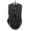 VERTUX Gaming Highly Sensitive 7 Button Programmable Gaming Mouse. Up to 10000dpi, Braided Cable, Eronomic Design, Adjustable RGB Light Modes, Ultra-Fast Feedback. Black Colour.