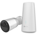 EZVIZ 4MP Single Camera Wire-Free Security Kit. Includes 1x Base Station & 1x BC1 4MP Outdoor Camera with Long-Lasting 12900mAh Rechargeable Battery, Two-Way Talk, JUNE Promo - Includes FREE C1C-B