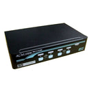 REXTRON 1-4 Automatic DVI USB KVM Switch. Share 1x USB Keyboard, Mouse & DVI-D Video with 4x CPUs. Colour Black. - Office Connect 2018