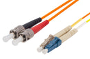 DYNAMIX 2M LC/ST Mode Conditioning Lead. Single-Mode transmit on LC *** Cable used to run gigabit on 62.5u fibre cable over 300m - Office Connect 2018