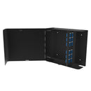 DYNAMIX Unloaded Wall Mount Fibre Enclosure with 4x MPO Slots. Supports MPO Cassette or Adapter Plates (DYNAMIX FFP Series). Includes 1x Splice Bridge, 1x Cable Gland, 24x 40mm Splice Protectors. - Office Connect 2018
